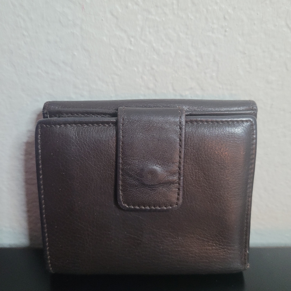 Gucci Vintage bamboo  leather  wallet - Picture 3 of 16